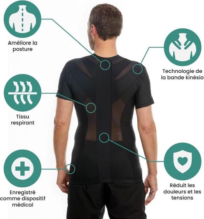 Image du produit Anodyne Posture Shirt 2.0 Hommes noir S (S)