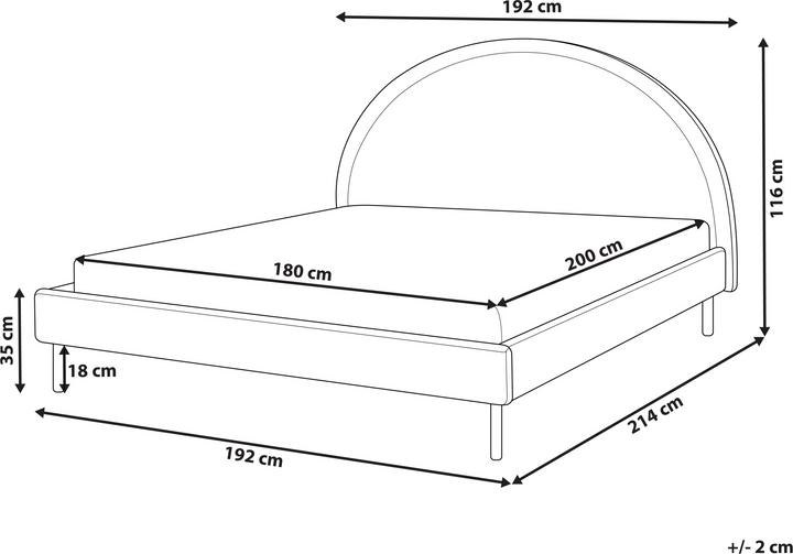 Actual product image Beliani Margut (180 x 200 cm)