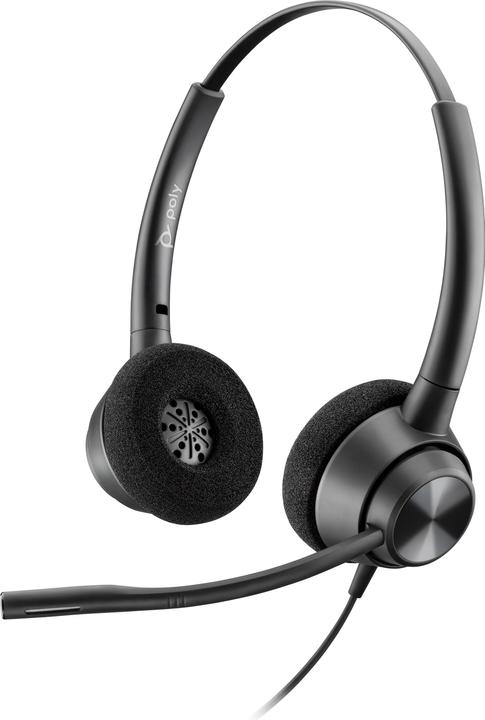 Poly HP EncorePro 320 USB-C Stereo-Headset, Kabelgebunden, Büro/Callcenter, 105 g, Kopfhörer, Schwar (Filaire, USB-C)