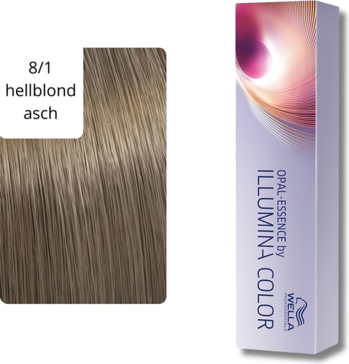 Actual product image Wella Illumina Color (8/1 light blond ash)