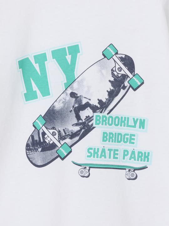 Produktbild Vertbaudet Jungen T-Shirt mit Fotoprint, Recycling-Baumwolle (140)