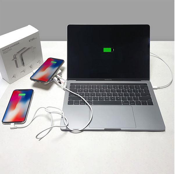 Immagine prodotto Atra 3 in 1 Travel X Powerbank e caricoatore (6700 mAh, 18 W, 24.79 Wh)