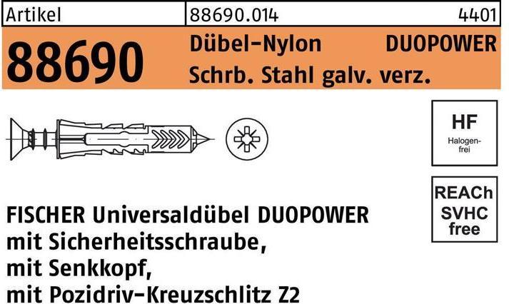 Produktbild Fischer 90943 Oesenschr GS 8X80 NV (50 Stk.)