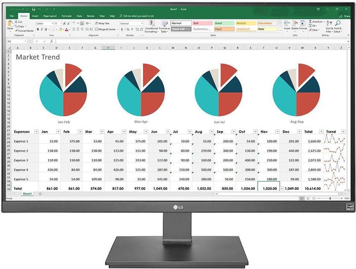 LG 27UK670-B (3840 x 2160 pixels, 27")