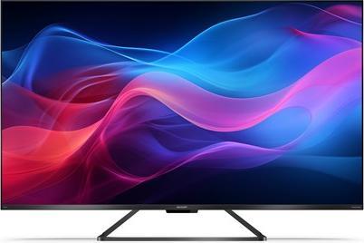 Sharp 55GR8265E 55" (139cm) 4K Ultra HD QLED Smart Google Frameless TV, 144Hz, Dolby Vision IQ, Dolby Atmo (55", GR8, QLED, 4K, 2024)