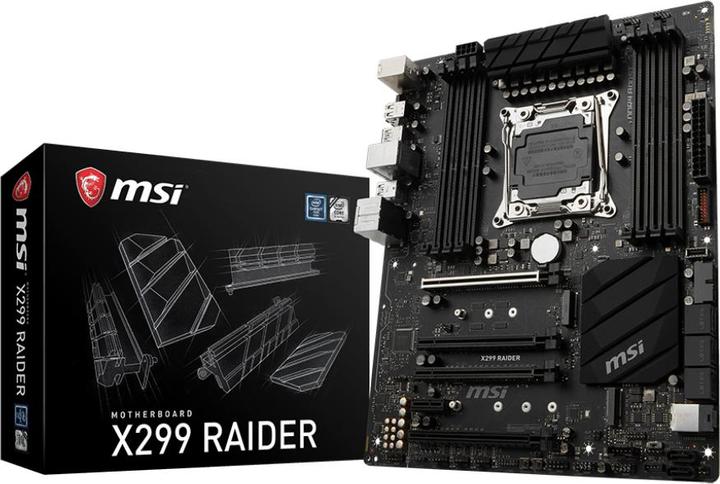 Produktbild MSI X299 Raider (LGA 2066, Intel X299, ATX)