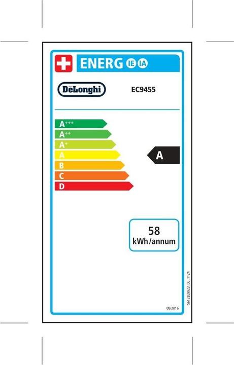 Energy Label De'Longhi La Specialista Touch