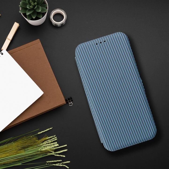 Image du produit OEM Back panel cover FOLIO Side Magnet book case for XIAOMI REDMI A3 blue (Xiaomi Redmi A3)