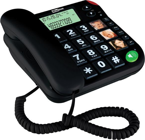 Produktbild Maxcom KXT480CZ telephone Analog telephone Caller ID Black