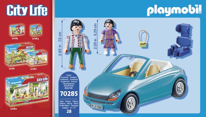 Produktbild Playmobil Papa und Kind mit Cabrio (70285, Playmobil City Life)