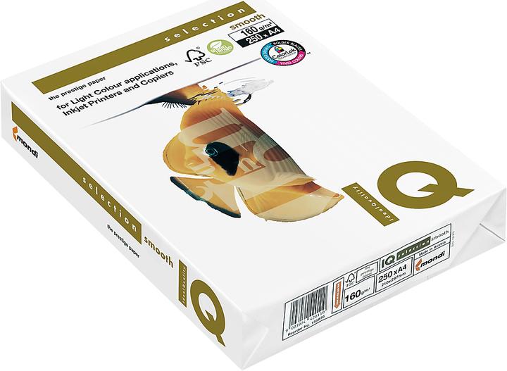 Produktbild Mondi Premium-Büropapier IQ Selection Smooth (160 g/m², 250 x, A4)