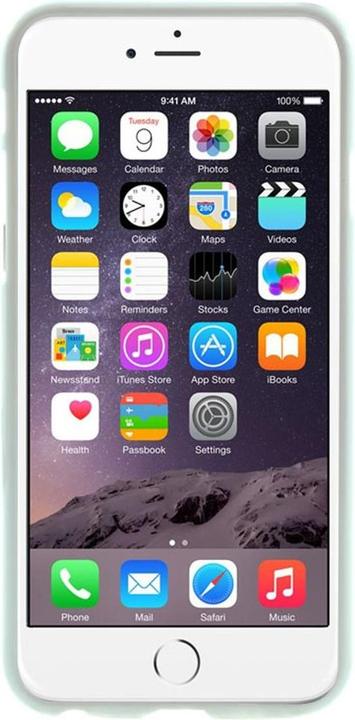 Produktbild König Design TPU Backcover Hülle gepunktet für Handy Apple iPhone 6 Weiss / Bunt (Apple iPhone 6)