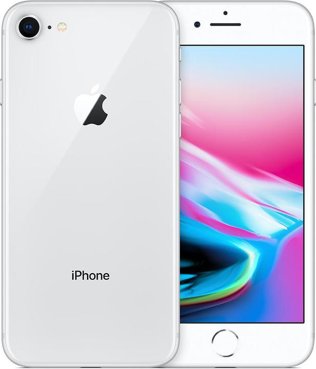 Produktbild Apple iPhone 8 (64 GB, Silver, 4.70", Single SIM, 12 Mpx, 4G)