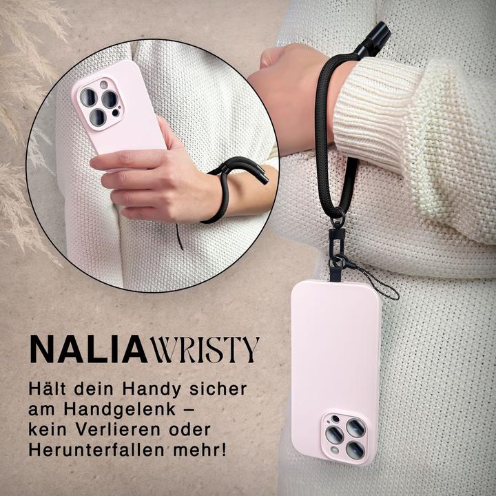 Actual product image Nalia Wristy Lanyard Handykette – Universal Trageband für Smartphones – Verstellbar, Soft & Elastisch