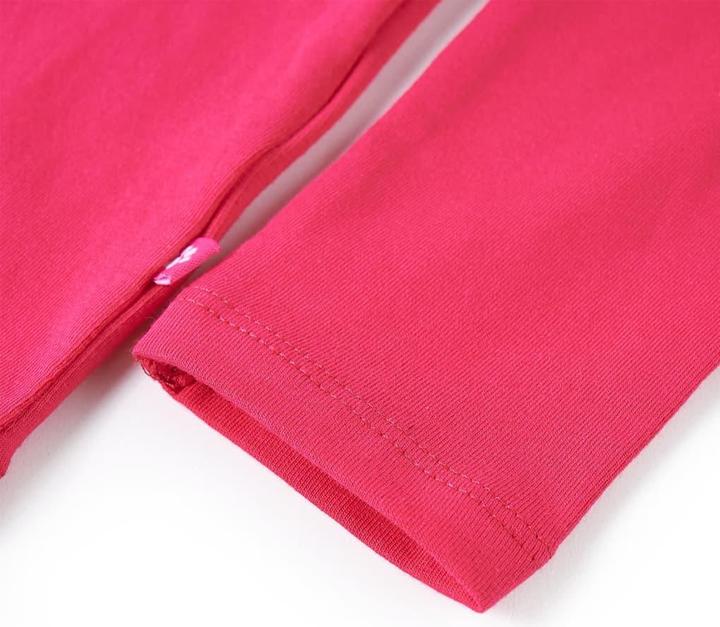 Immagine prodotto VidaXL Camicia a maniche lunghe per bambini rosa brillante 104,Materiale: 95% cotone (104)