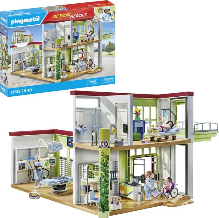 Image du produit Playmobil Hôpital moderne (71615, Playmobil Action Heroes)