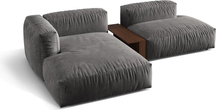 Actual product image Micadoni Modular Left Corner Sofa, "Martina", 2 Seats, 292x176x75 Made in Europe (Corner sofa)
