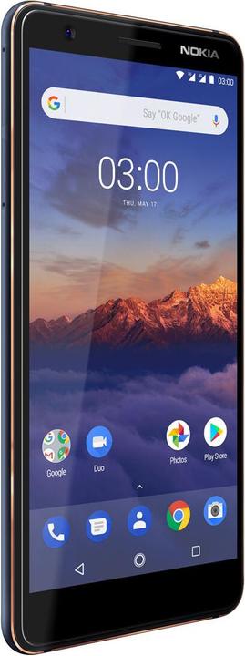 Image du produit Nokia 3.1 (16 Go, Cuivre bleu, 5.20", Double SIM hybride, 13 Mpx, 4G)