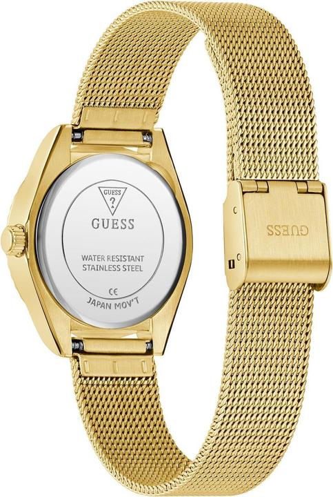 Produktbild Guess - Ladies Gold Tone Analog Watch with diamond GW0842L2