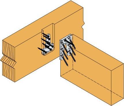 Actual product image Simpson Sst End grain connector (Connecting plates, 1 pcs.)