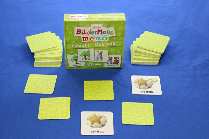 Actual product image My picture mouse memo - singular - plural (German)