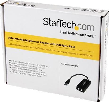 Actual product image StarTech USB to Ethernet Adapter (USB 3.0, RJ45 (1x))