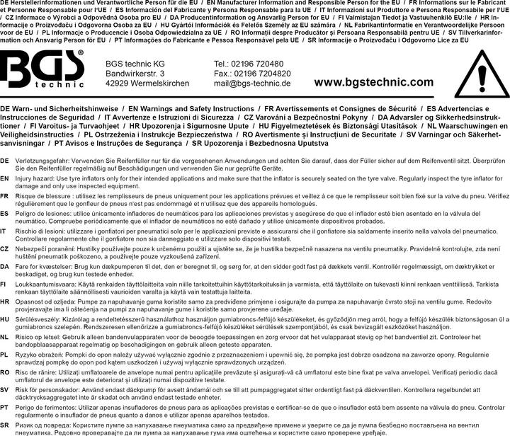 Produktbild BGS Ersatzschlauch für Reifenfüllpistolen