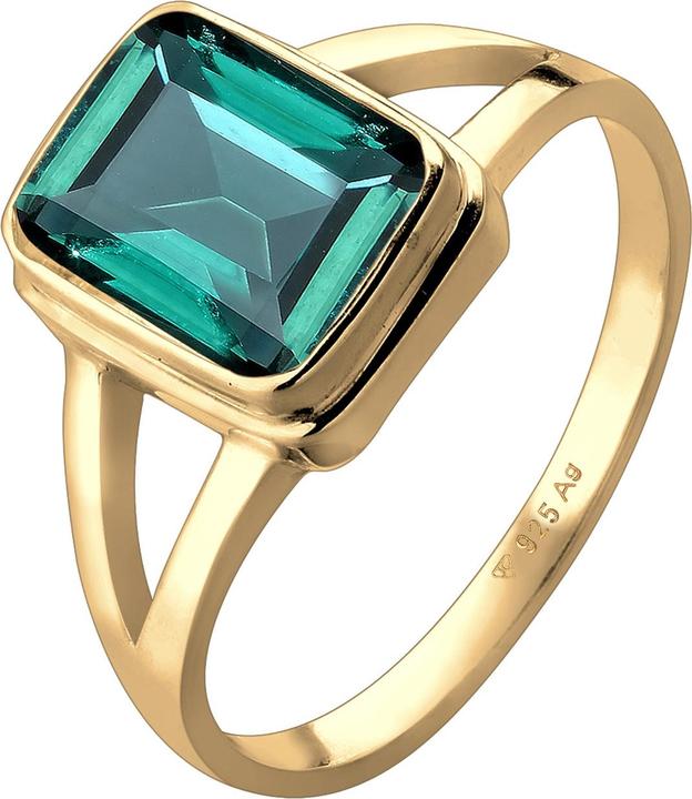Produktbild Elli Ring Solitär Quarz 925er Sterling Silber (54, 925 Silber)