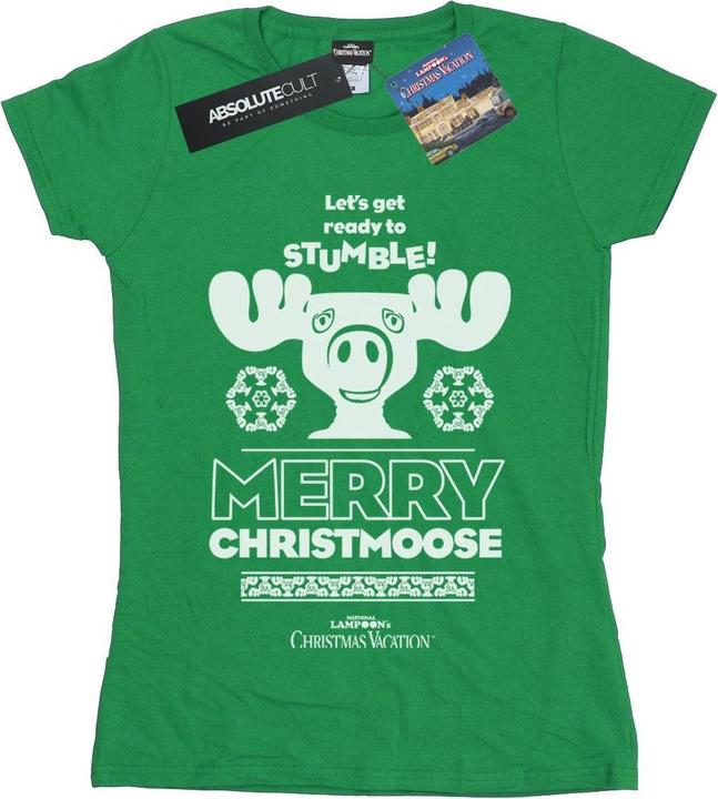 National Lampoon´s Vacation National Lampoon's Christmas Vacation Merry Christmoose TShirt (XXL)