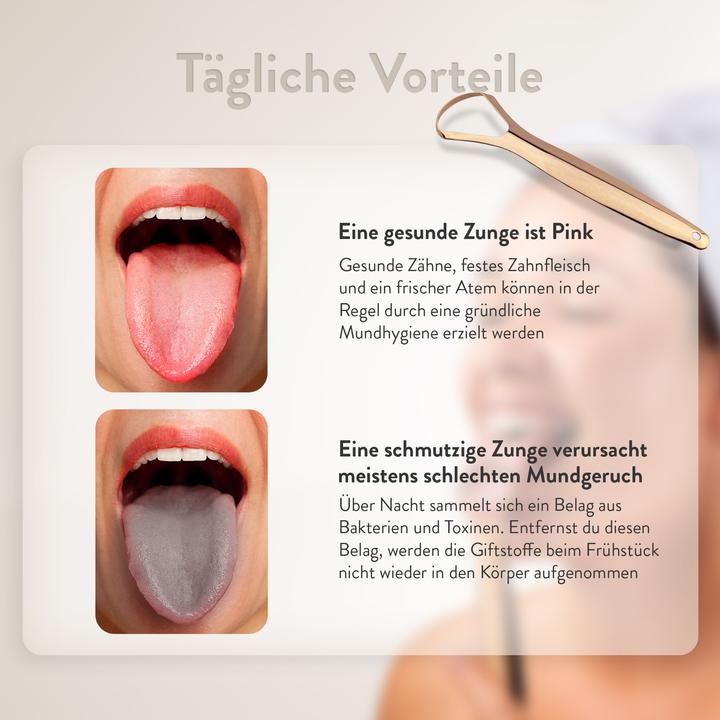 Actual product image Quick Aid Metal tongue cleaner (Tongue scraper, 1 x)