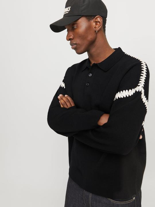 Produktbild Jack & Jones Joraustin Knit Stitch Polo Styd Aw24 (M)