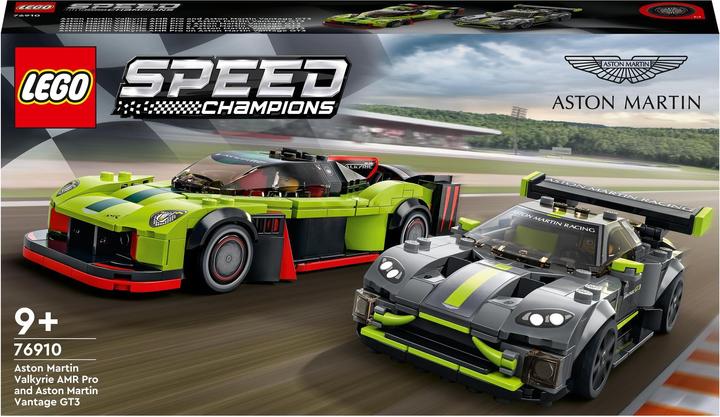 Produktbild LEGO Aston Martin Valkyrie AMR Pro & Aston Martin Vantage GT3 (76910, LEGO Speed Champions)