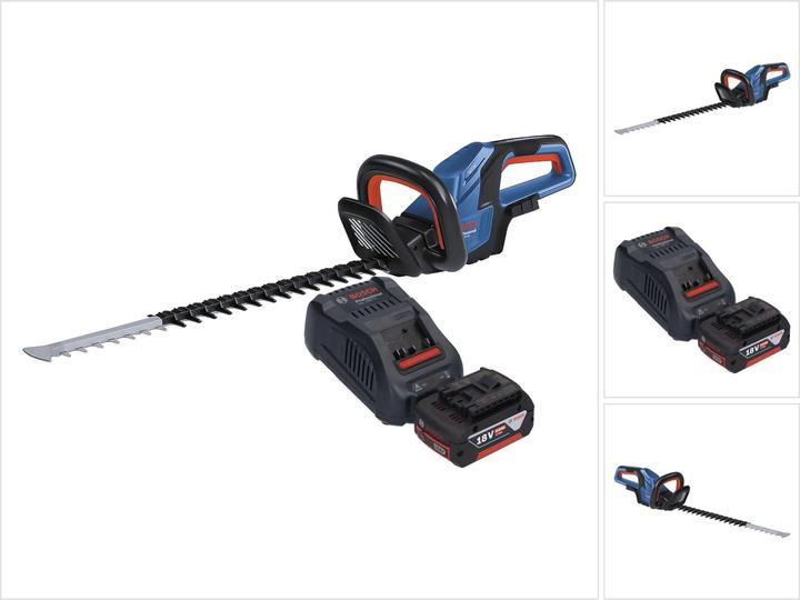 Image du produit Bosch Professional Bosch GHE 18V-60 Professional Taille-haies sans fil 18 V 60 cm Brushless + 1x batterie 5,0 Ah + (Fonctionnement sur batterie)