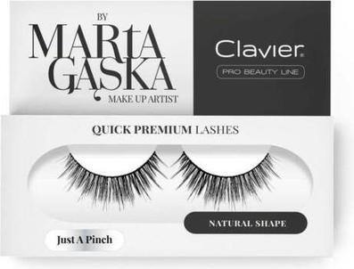 Actual product image Clavier Quick Premium Lashes Eyelashes On Just A Pinch 811 (Artificial eyelashes)