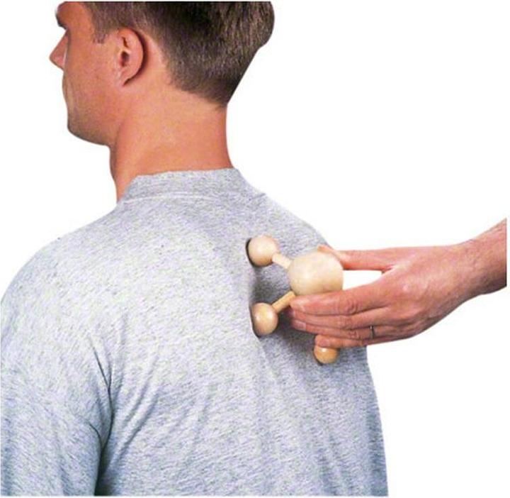 Produktbild DMC Massagerollen aus Holz Gesicht