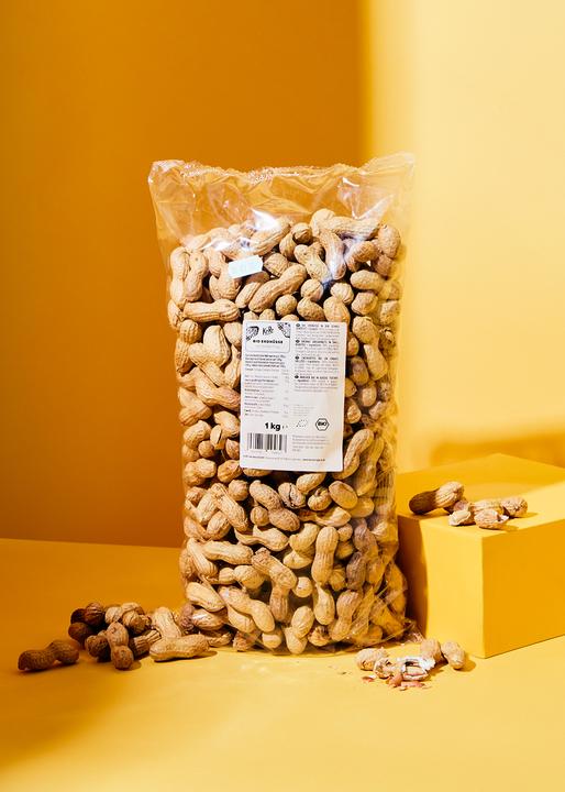 Produktbild KoRo Bio Erdnüsse in der Schale, geröstet (1000 g)