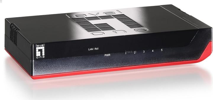 Productafbeelding LevelOne GSW-0507 Netwerkschakelaar Onbeheerd Gigabit Ethernet (10/100/1000) (5 Havens)