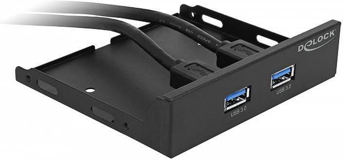Image du produit Delock 2x Hub USB 3.0 en façade