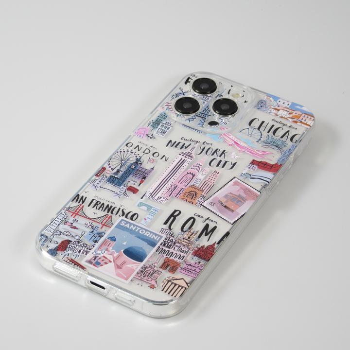 Actual product image PhoneLook Cover silicone rubber cities of the world (Apple iPhone 14 Pro)