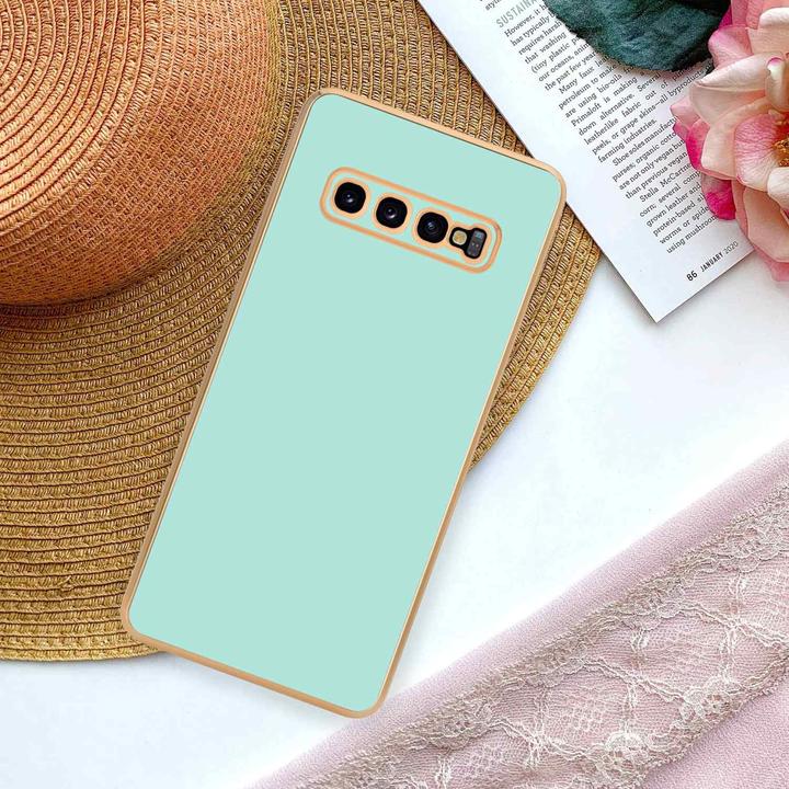 Actual product image Cadorabo Case for Samsung Galaxy S10 PLUS in TPU with camera protection LM130 Style (Samsung Galaxy S10+)