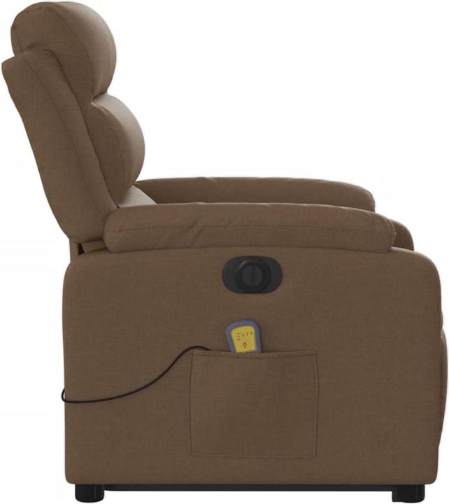 Actual product image VidaXL Electric massage chair with stand-up aid fabric