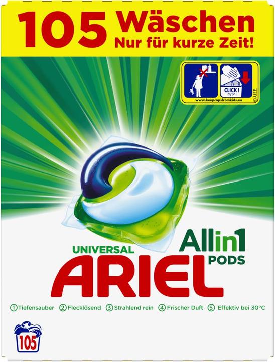 Image du produit Ariel Universel (105 Cycles de lavage, Pods)