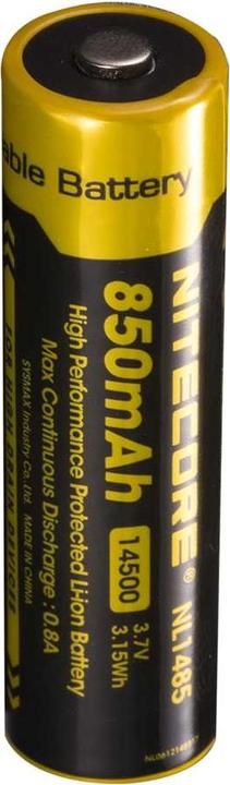Produktbild Nitecore Li-Ion Akku Typ 14500 - 850mAh - NL1485
