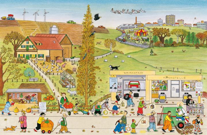 Immagine prodotto Herbst-Wimmelbuch (Tedesco, Rosso Signora Susanne Berner, 2018)