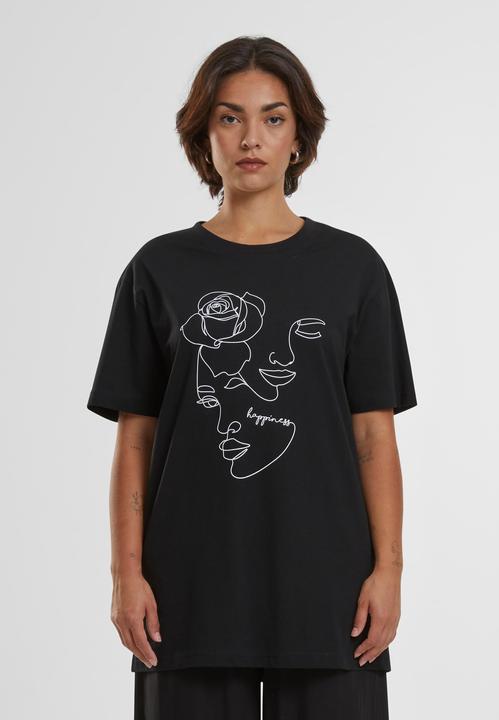 Immagine prodotto Merchcode Maglietta da donna con una linea di rose (L)
