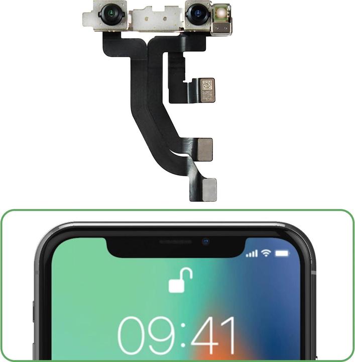 Produktbild Clappio Frontkamera Ersatzteil (iPhone X)
