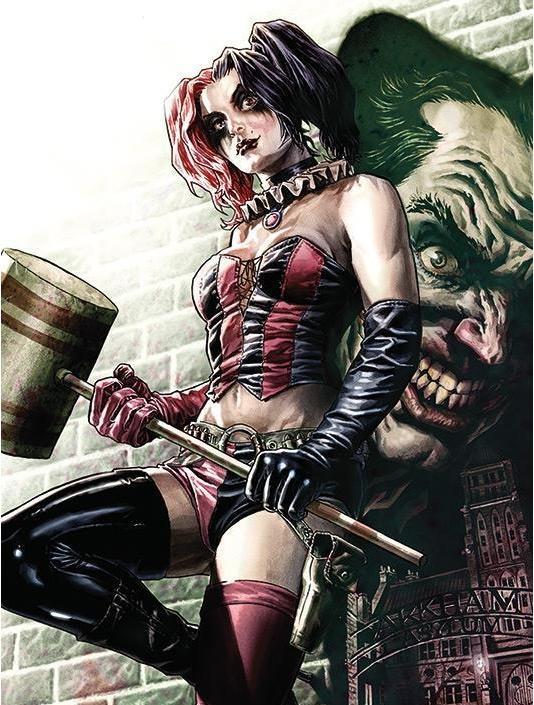 Image du produit Batman - Impression sur toile HARLEY QUINN POSE (40 x 30 cm)