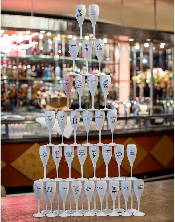 Produktbild Koziol Sektglas Superglas Du entscheidest 100 ml, 1 Stück, Weiss (10 cl, 1 Gläser, Sektgläser)