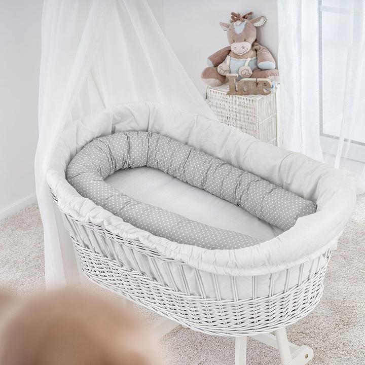 Produktbild Fillikid Babynestchen & Bettschlangen Bettschlange und Nestchen 190 cm - Punkte Grau