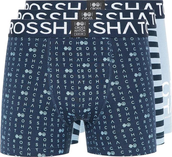 Immagine prodotto Crosshatch Gridline Boxer Uomo Misura Confezione 3 (S, confezione da 3)